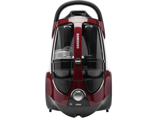 Пылесос Samsung VCC8837V3P/XEV бордовый/черный